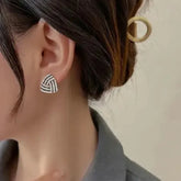 Geometric Studs - Anti Tarnish || Waterproof